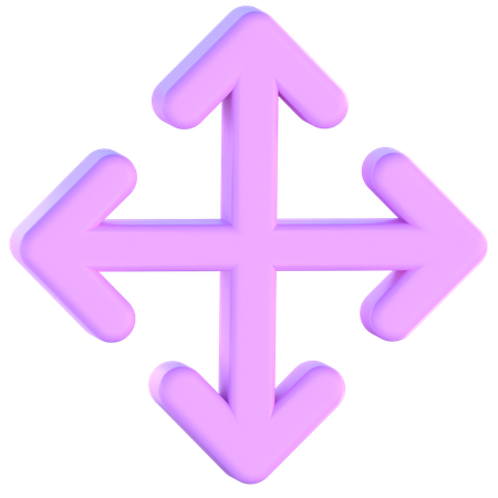 Déplacer la flèche  3D Icon