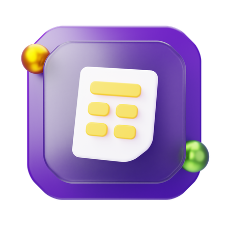 Déposer  3D Icon