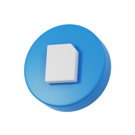 Déposer  3D Icon