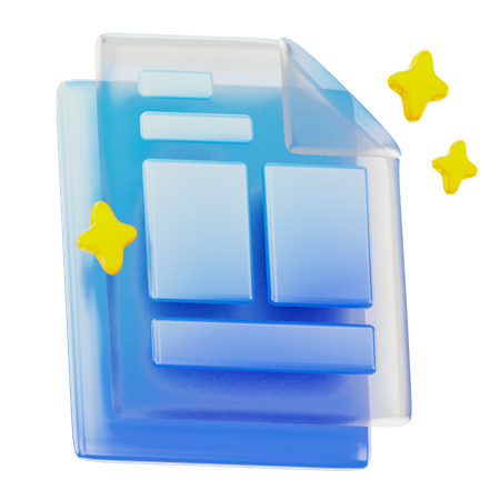 Déposer  3D Icon