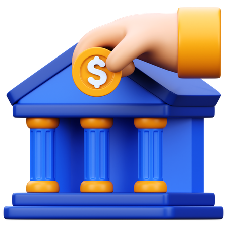 Deposit  3D Icon
