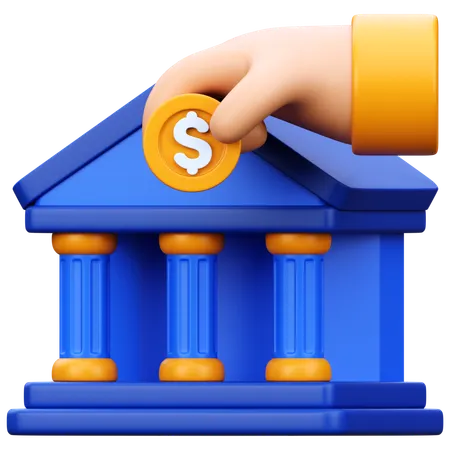 Deposit  3D Icon