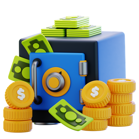 Deposit Box  3D Icon