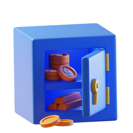 Deposit Box  3D Icon