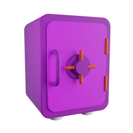 Deposit Box  3D Illustration