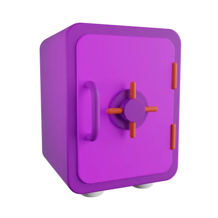 Deposit Box  3D Illustration