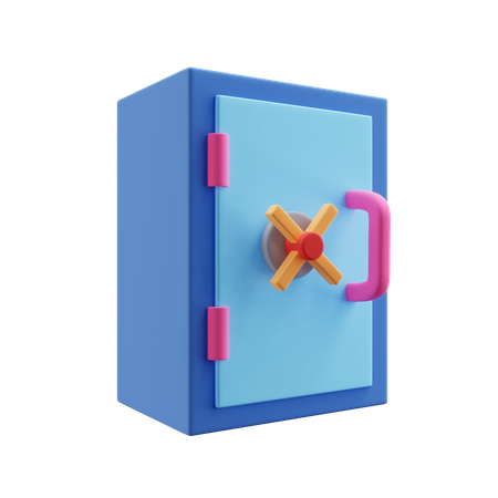 Deposit Box  3D Illustration