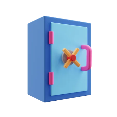 Deposit Box  3D Illustration