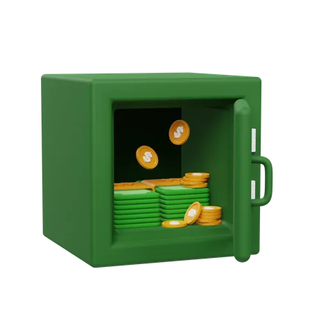 Deposit Box  3D Icon