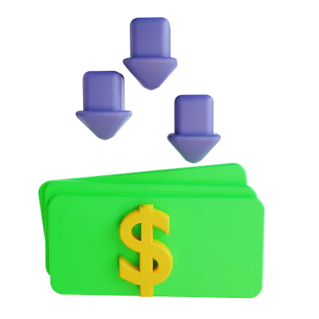 Deposit Funds  3D Illustration