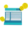 Deposit Slip With Dollar Coins