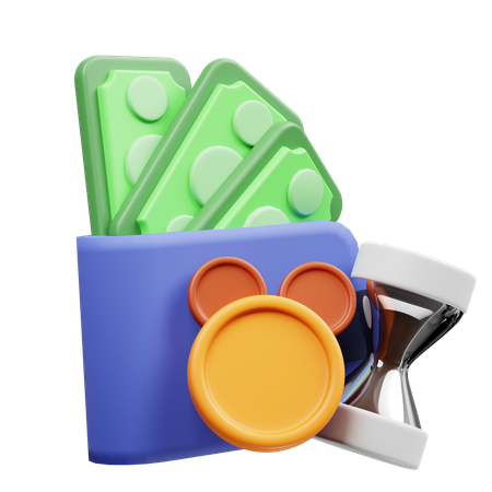 Tempo de depósitos  3D Icon