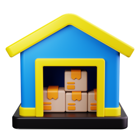 Depósito  3D Icon