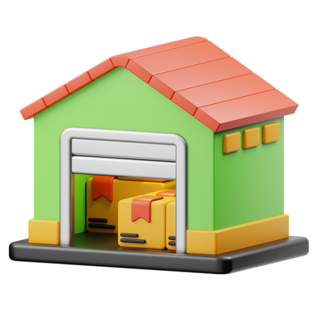 Depósito  3D Icon