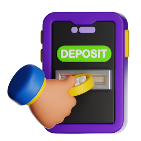 Dépôt en ligne  3D Icon