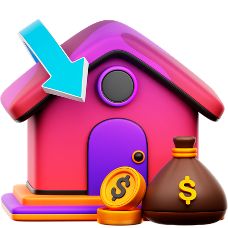 Depreciation  3D Icon