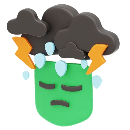 Depression  3D Icon