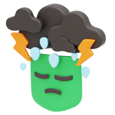 Depression  3D Icon