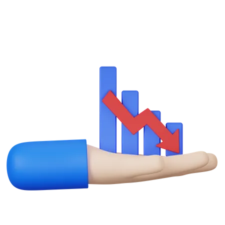 Depressionsdiagramm  3D Icon