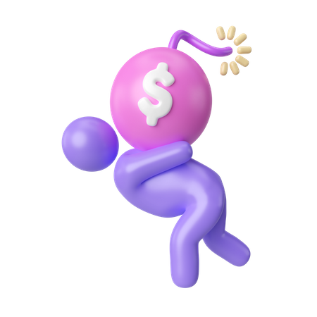 Dept Money  3D Icon