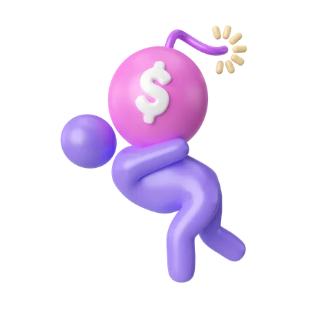 Dept Money  3D Icon
