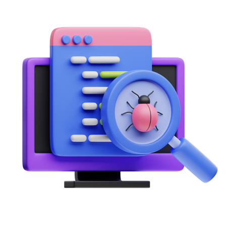 Depurar  3D Icon