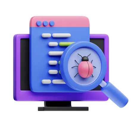 Depurar  3D Icon