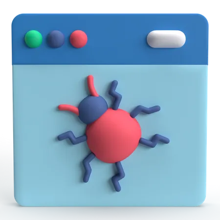 Depuração  3D Icon