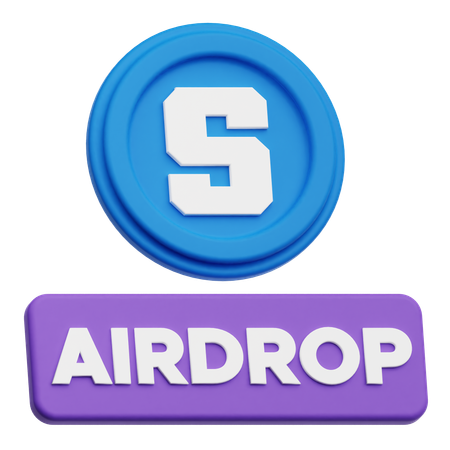 Der Sandbox-Airdrop  3D-Symbol