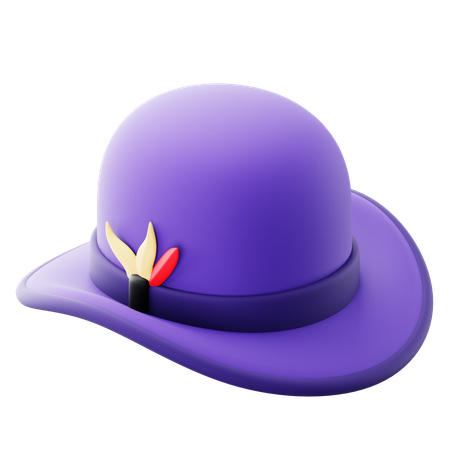 Derby Hat  3D Icon