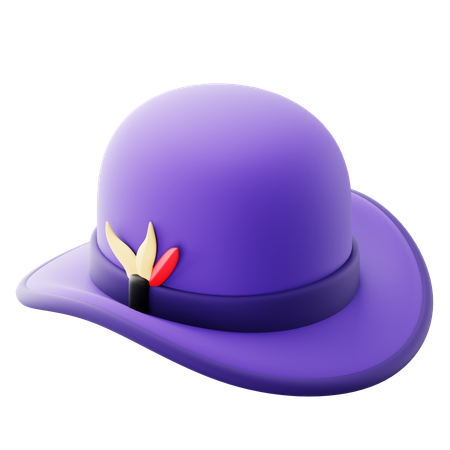 Derby Hat  3D Icon