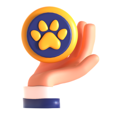 Derechos animales  3D Icon