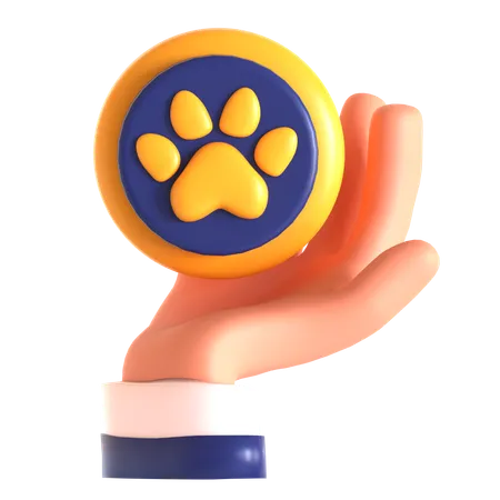 Derechos animales  3D Icon