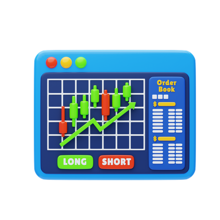 Derivatives Trading  3D Icon