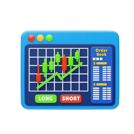 Derivatives Trading  3D Icon