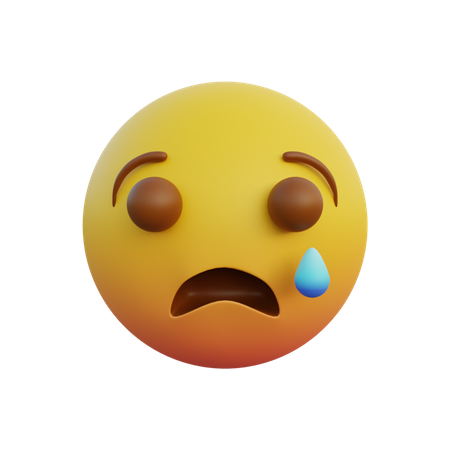 Derramar lágrimas tristes  3D Emoji