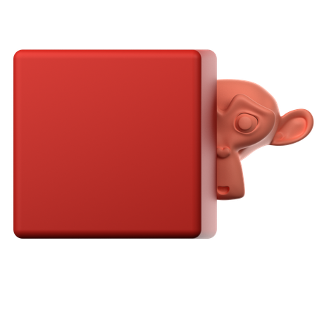 Derrière  3D Icon