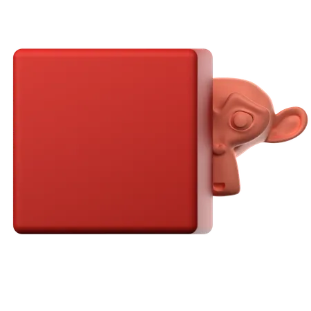 Derrière  3D Icon