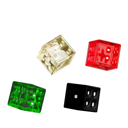 Cubes de dés  3D Icon