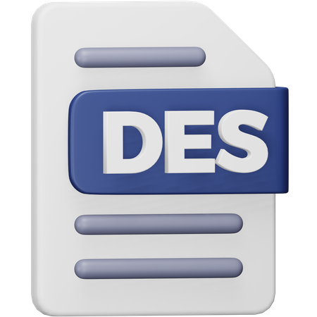Des File  3D Icon