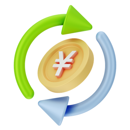 Des flux de trésorerie  3D Icon