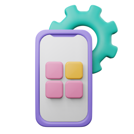 Desarrollo de aplicaciones  3D Icon