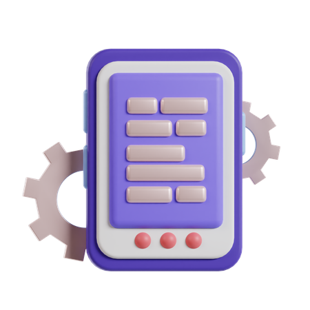 Desarrollo de aplicaciones  3D Icon