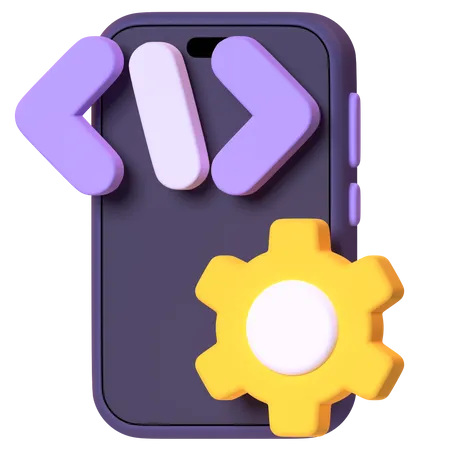 Desarrollo de aplicaciones  3D Icon