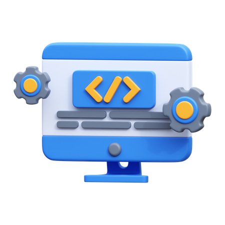 Desarrollo web  3D Icon