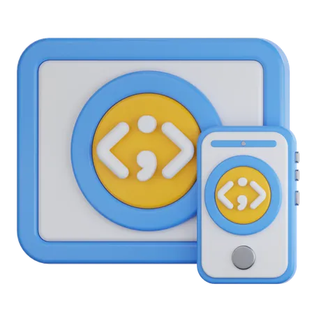 Desarrollo web  3D Icon