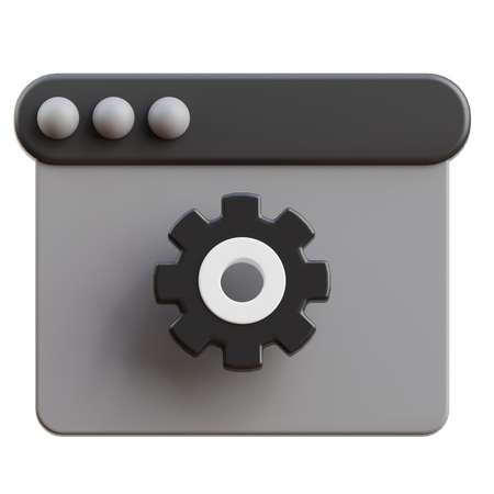 Desarrollo web  3D Icon
