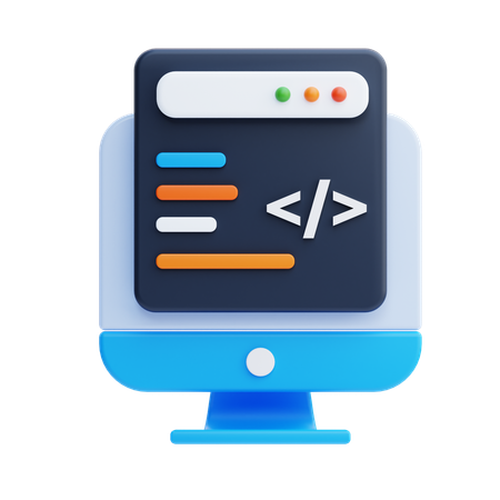 Desarrollo web  3D Icon