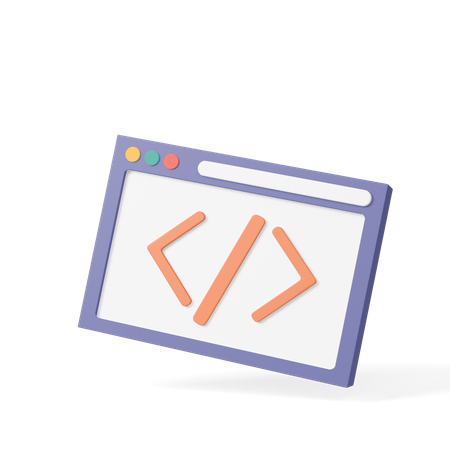 Desarrollo web  3D Icon