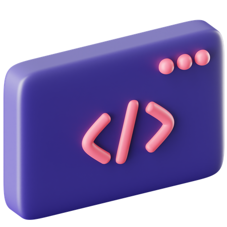 Desarrollo web  3D Icon